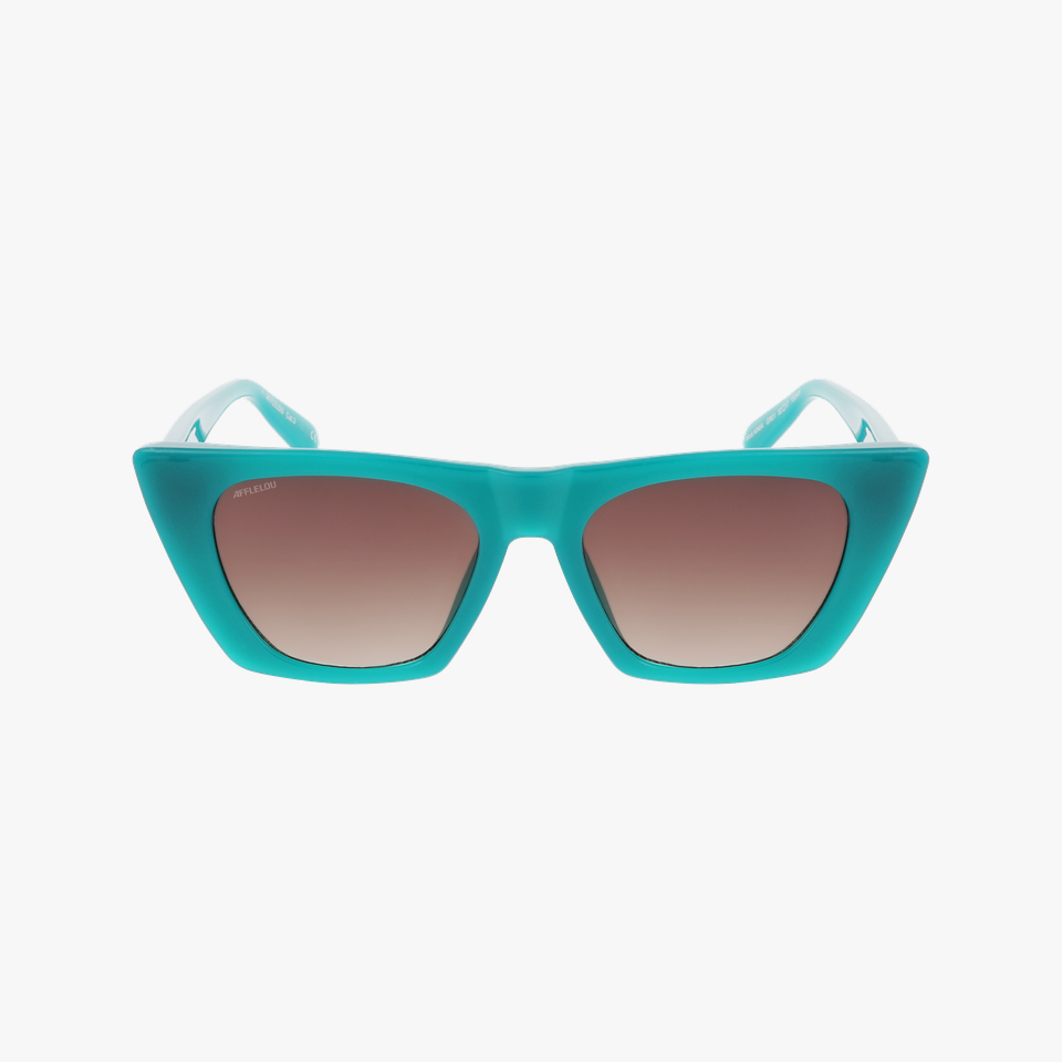 Lunettes de soleil femme NINIA vert - Vue de face