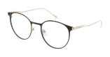 Lunettes de vue femme MAGIC314 noir/dorée - Vue de face