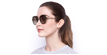 LUNETTES DE SOLEIL femme 1392/S doré - Vue de face