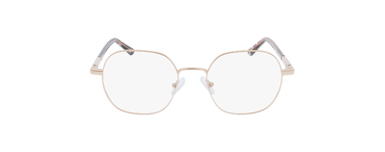 Lunettes de vue femme MAGIC MARIELLE dorée - Vue de face