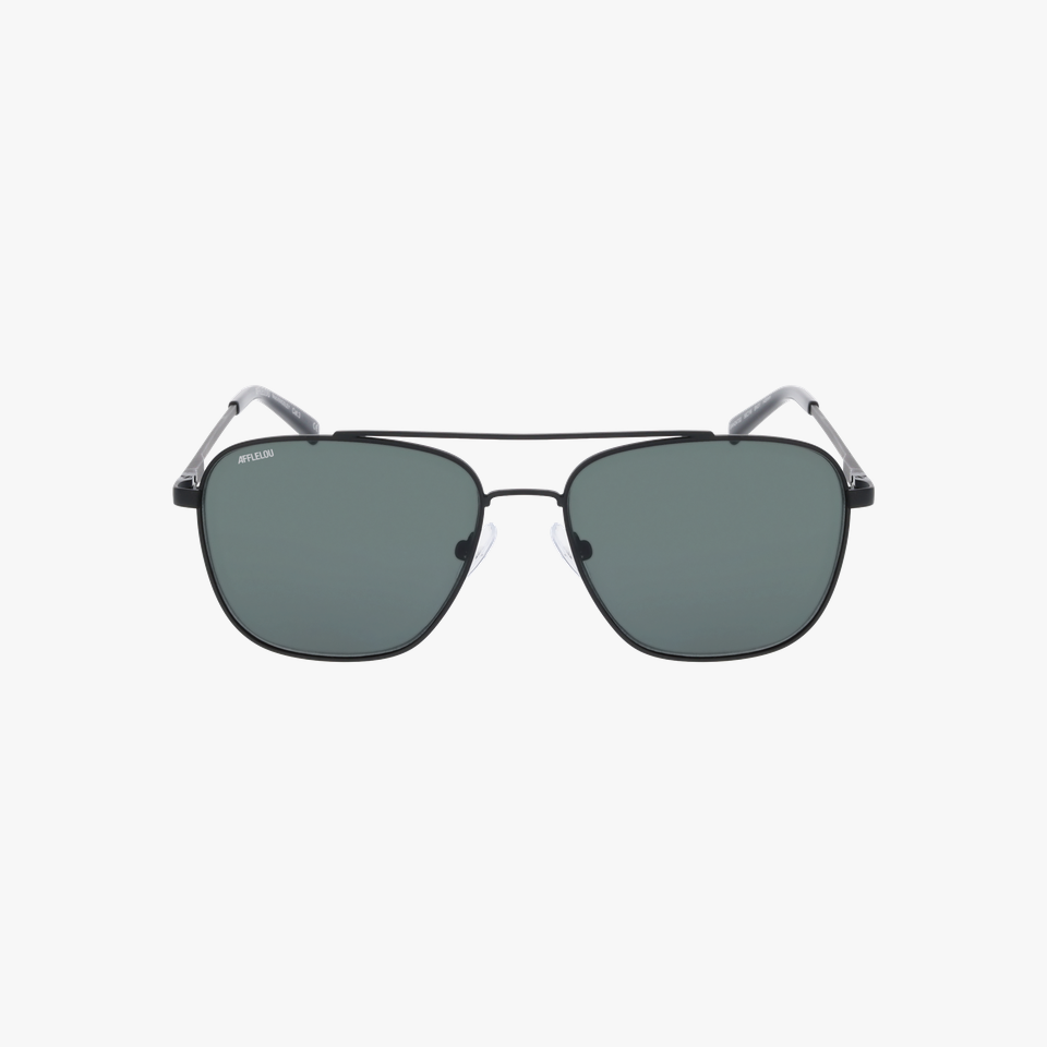 Lunettes de soleil homme KINGSLEY noir - Vue de face