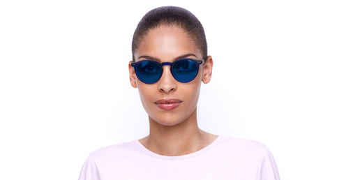 LUNETTES DE SOLEIL femme KESSY POLARIZED bleu/blanc