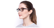 LUNETTES DE VUE femme RZERO6 bleu - vue de 3/4