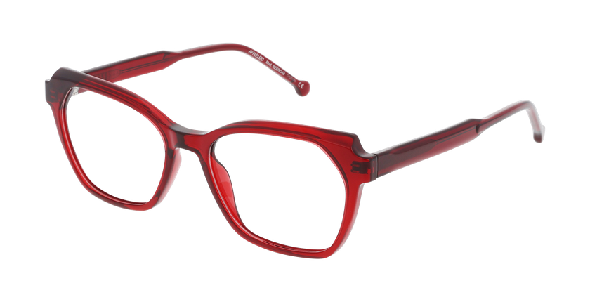 Lunettes de vue femme RZERO48 rouge - Vue de face