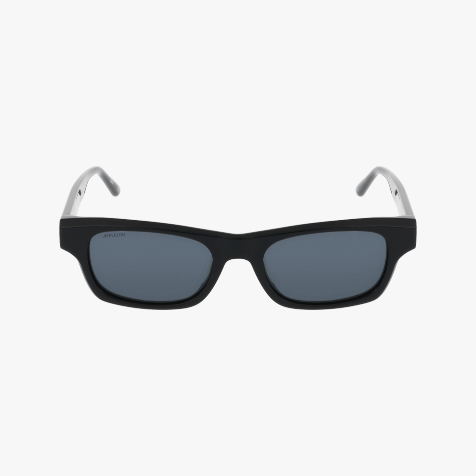 Lunettes de soleil homme UNIVERS noir - Vue de face