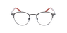 LUNETTES DE VUE homme MAGIC 127 CARBONE gris/rouge carbon