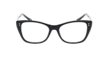 Lunettes de vue femme DEVA noir - Vue de face