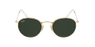 LUNETTES DE SOLEIL homme ROUND METAL 0RB3447 doré