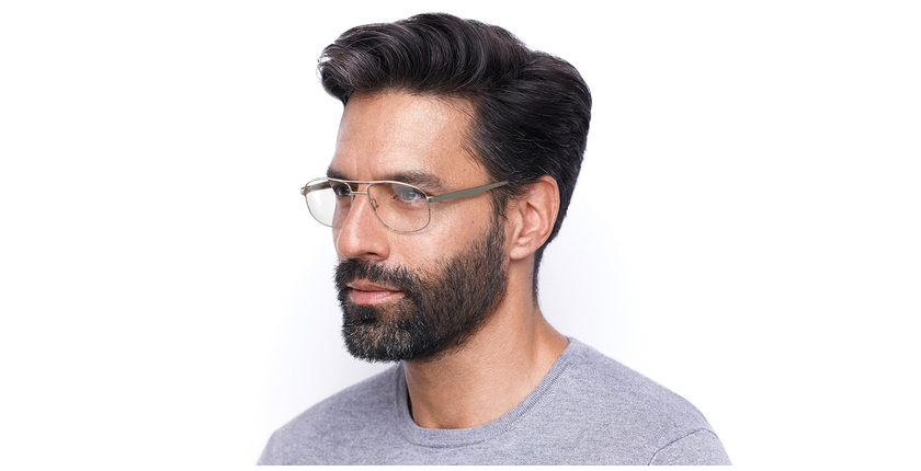 LUNETTES DE VUE homme RZERO 31 doré - Vue de face