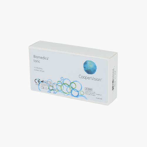 Lentilles de contact Biomedics® Toric 6L - Vue de face