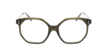 Lunettes de vue femme FANNIE vert - Vue de face