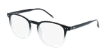 Lunettes de vue homme MAGIC ARNO noir/blanc - Vue de face