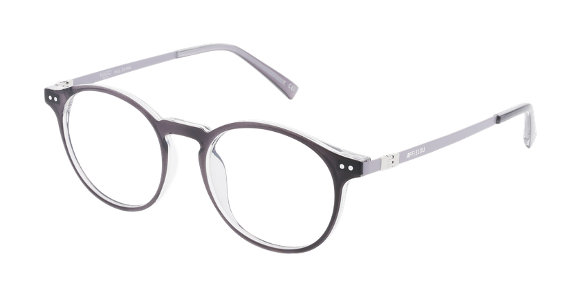 Lunettes de vue homme DAYAN gris/gris - Vue de face