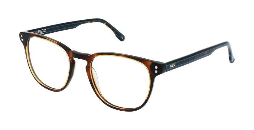 Lunettes de vue homme MAGIC204 marron - Vue de face