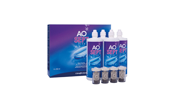 Aosept plus Hydraglide 3x360ml - Vue de face
