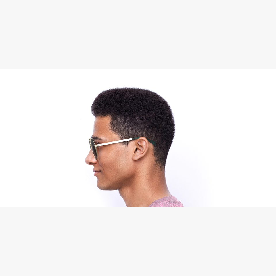 Lunettes de soleil homme DB 7037/G/S dorée - Vue de face