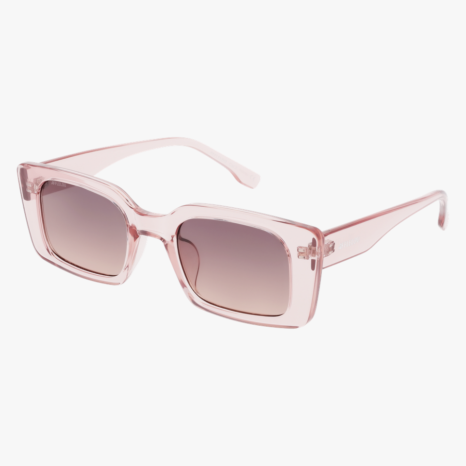 Lunettes de soleil femme TOLEDA rose - Vue de face