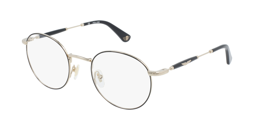 LUNETTES DE VUE homme VPLA52 doré/rose - vue de 3/4