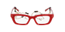 LUNETTES DE VUE femme CREATIVE rouge
