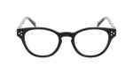 Lunettes de vue femme CARACTÈRES PIPLETTE noir/dorée - Vue de face