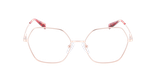 Lunettes de vue femme KIARA dorée - Vue de face