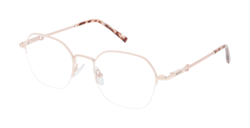 Lunettes de vue femme AMALIA dorée - Vue de face