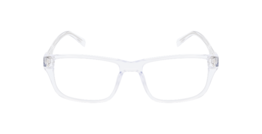 Lunettes de vue homme CARACTÈRES ALTRUISTE blanc - Vue de face