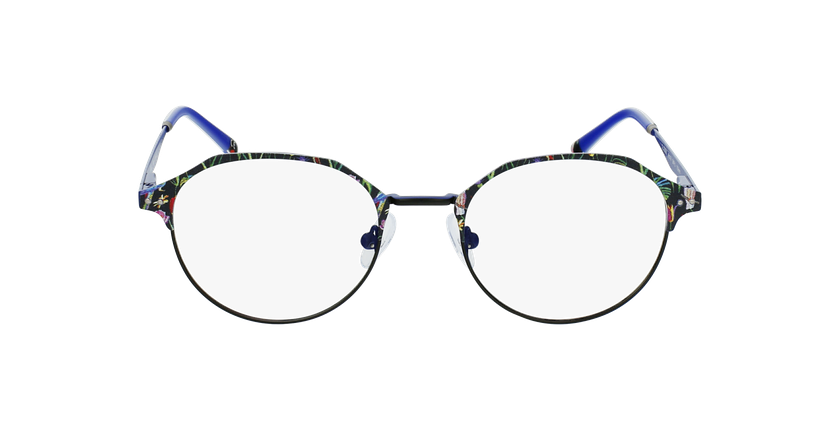 LUNETTES DE VUE enfant JUNGLE noir/violet - Vue de face