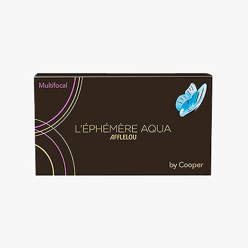 Lentilles de contact L'Éphémère Aqua Mensuelle Multifocal 6L - Vue de face