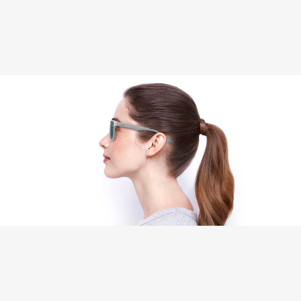 Lunettes de soleil CYRIUS POLARIZED blanc - Vue de face
