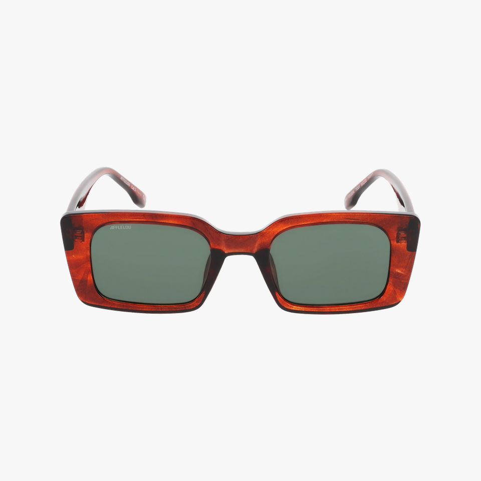 Lunettes de soleil femme TOLEDA écaille - Vue de face