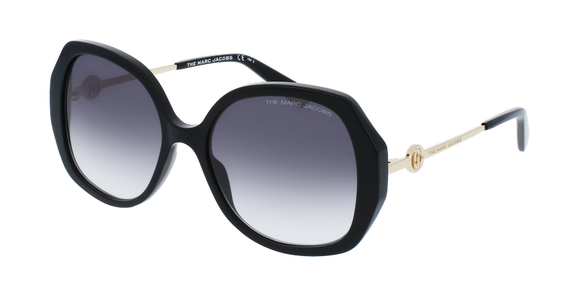 LUNETTES DE SOLEIL femme MARC 581/S noir/bleu - Vue de face