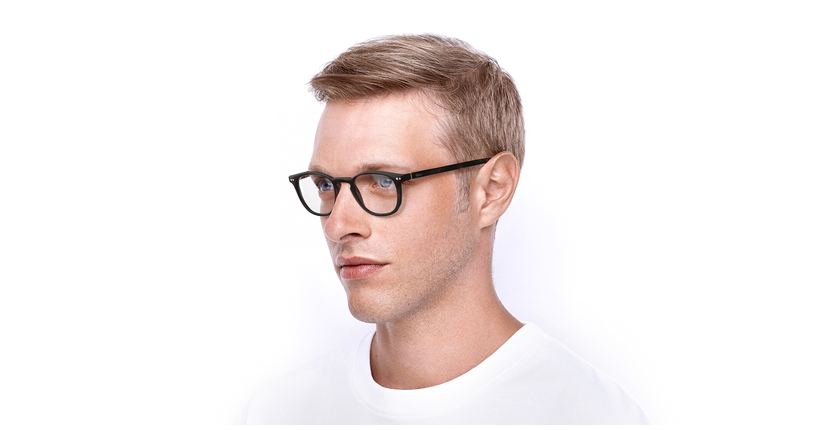LUNETTES DE VUE FORTY anti-lumière bleue Écaille écaille/écaille - vue de 3/4