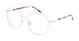 Lunettes de vue femme MAGIC 320 rose/écaille - Vue de face