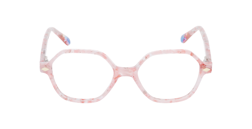 Lunettes de vue enfant FROZEN 2 rose - Vue de face