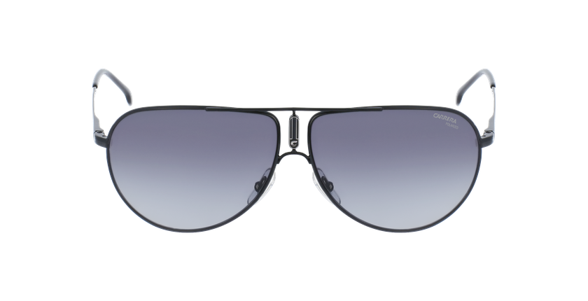 LUNETTES DE SOLEIL GIPSY65 noir/bleu - Vue de face