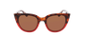 Lunettes de soleil femme ROMANA écaille/rouge