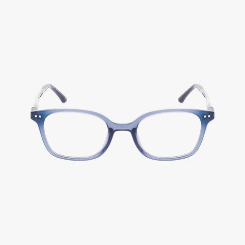 Lunettes de vue enfant LORIS bleu/bleu cristal Vue de face