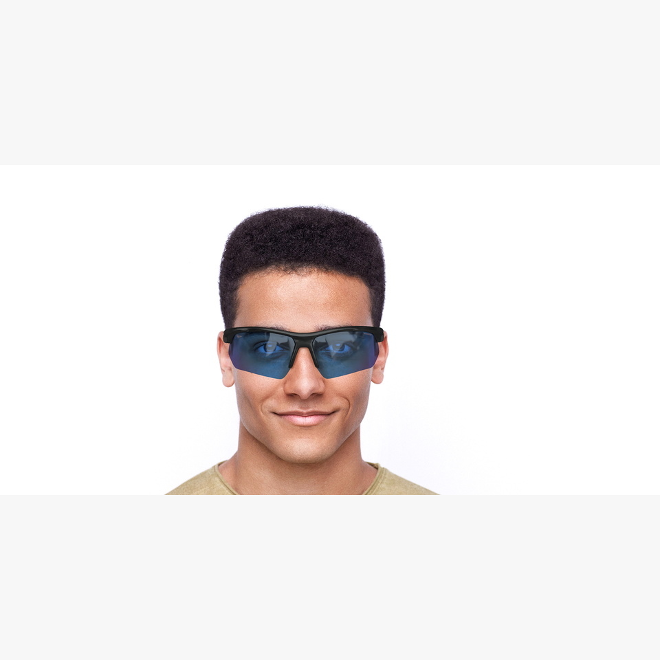 Lunettes de soleil VERNON POLARIZED bleu - Vue de face
