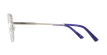 LUNETTES DE VUE femme MAGIC NAWEL violet/doré - Vue de face