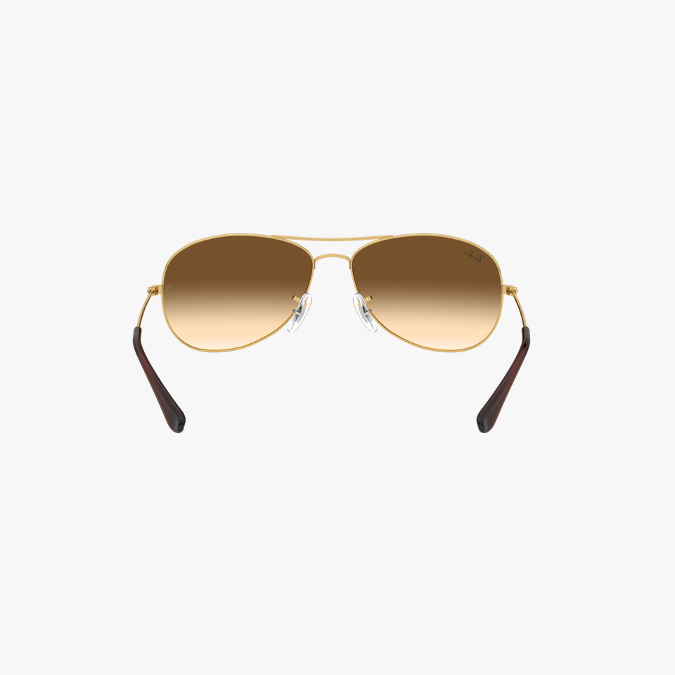 Lunettes de soleil homme COCKPIT dorée - Vue de face
