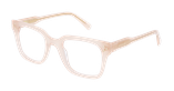 Lunettes de vue femme CARACTÈRES EXPRESSIVE marron - Vue de face