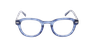 Lunettes de vue homme CARACTÈRES OPTIMISTE bleu/bleu cristal