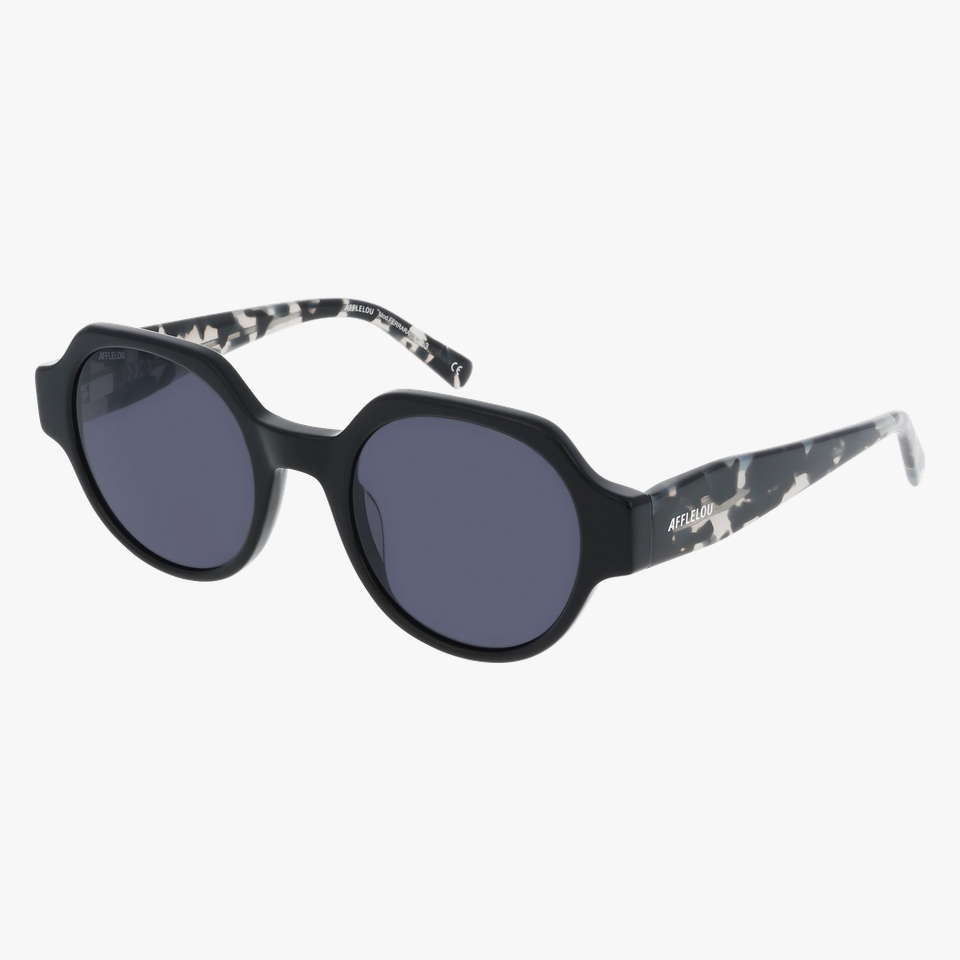 Lunettes de soleil femme FERRARA noir/écaille - Vue de face