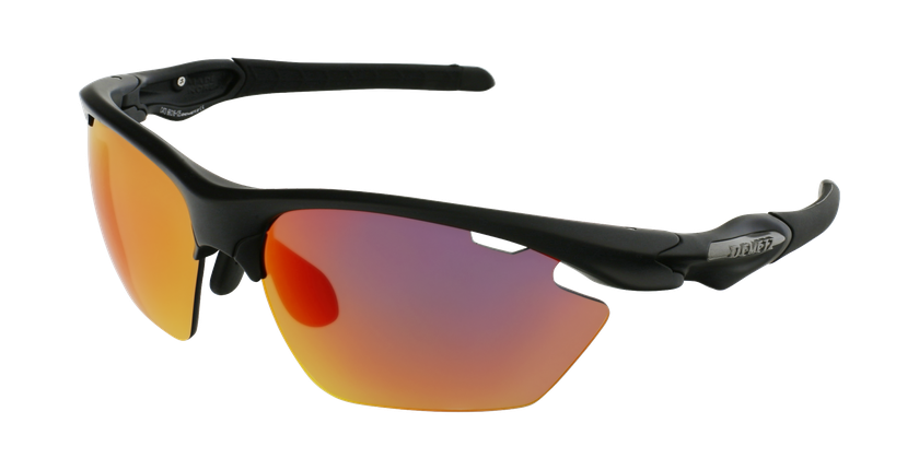LUNETTES DE SOLEIL homme Tech-Run noir - vue de 3/4