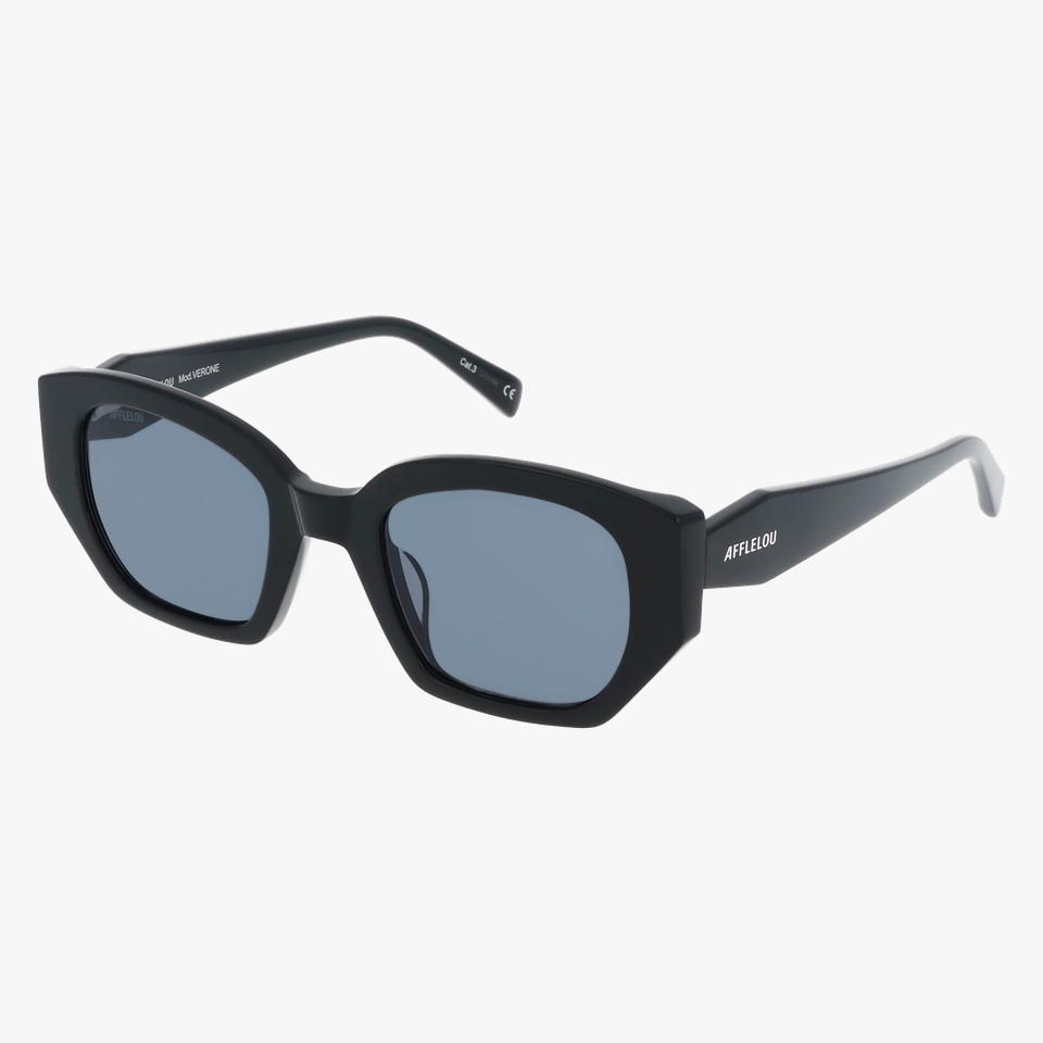 Lunettes de soleil femme VERONE noir - Vue de face