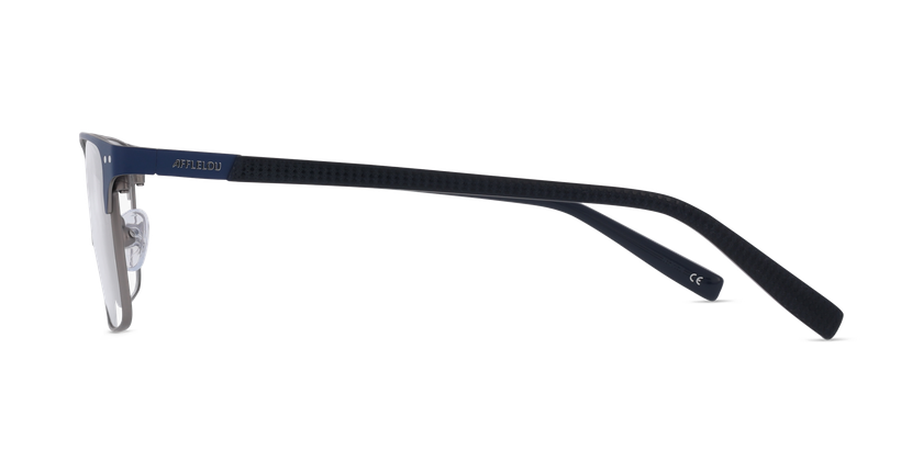 Lunettes de vue homme BAPTISTE bleu/bleu - Vue de face