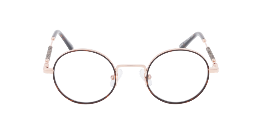 Lunettes de vue femme MAGIC193 écaille/rouge - Vue de face