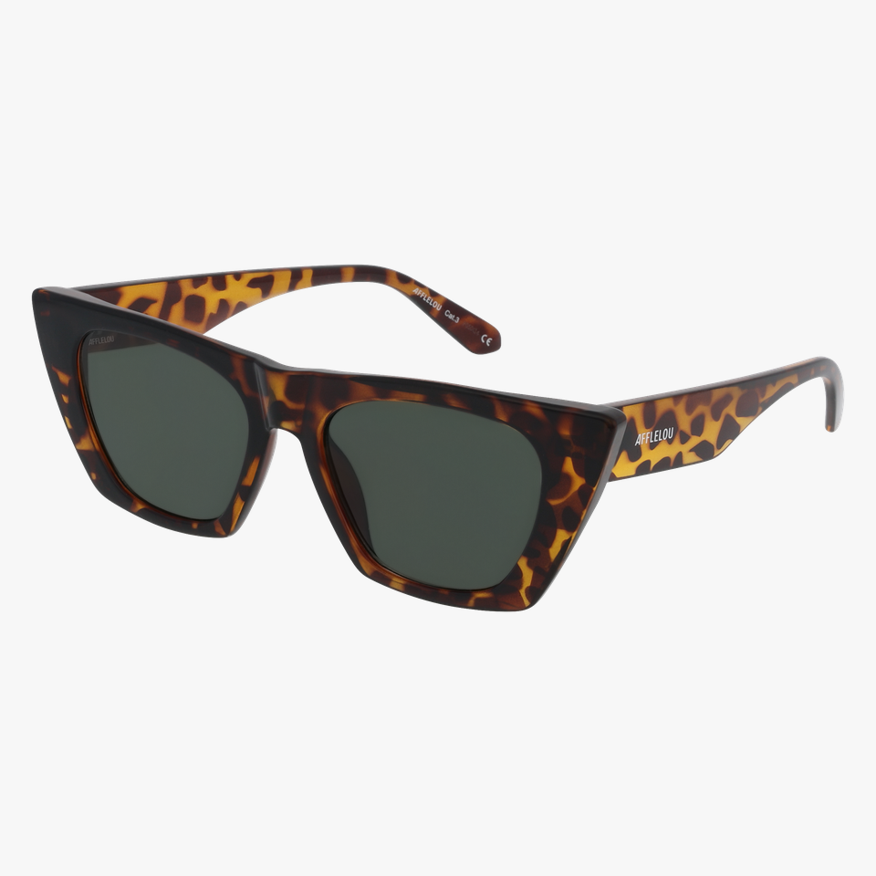 Lunettes de soleil femme NINIA écaille - Vue de face