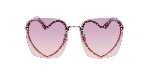 LUNETTES DE SOLEIL femme MARC493S doréVue de face